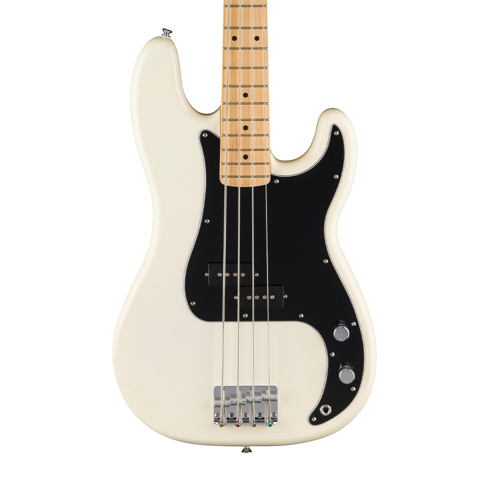 Fender American Standard Precision BassⅤ Fender Standard Precision Bass Akçaağaç Klavye Olympic White Bas